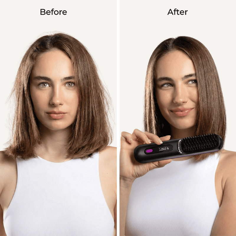 [🔥Last Day 50% OFF] Cordless Hair Straightening Brush