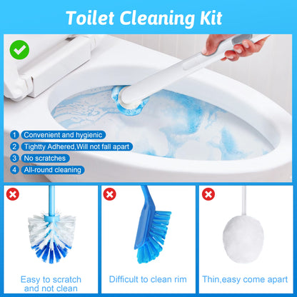 Disposable Toilet Brush Set