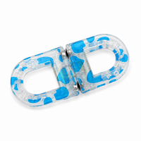 Blue leopard print