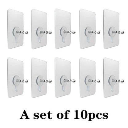 [🔥Last Day 50% OFF] ⚡Drill Free Adhesive Hooks