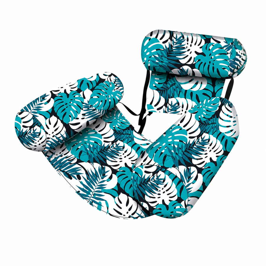 Dark green pool lounge chair
