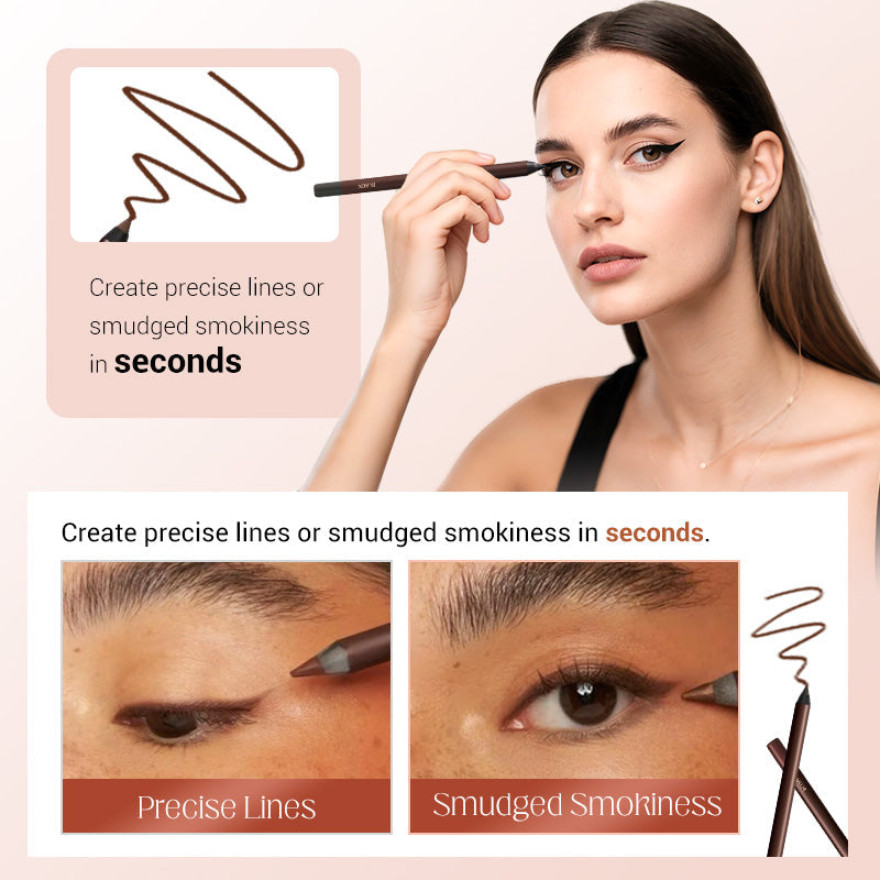 ✨ Last Day Buy 1 Get 1 Free$12.49 Each . 🎀 24-Hour Waterproof Eyeliner — Sharpenable Pencil