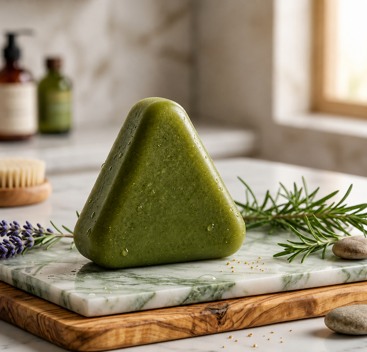 🔥Last Day! Buy 1 Get 1 Free For Only $14.99 Each🔥Botanical Hair Cleansing Bar for Healthier-Looking Hair + Free Foaming Net