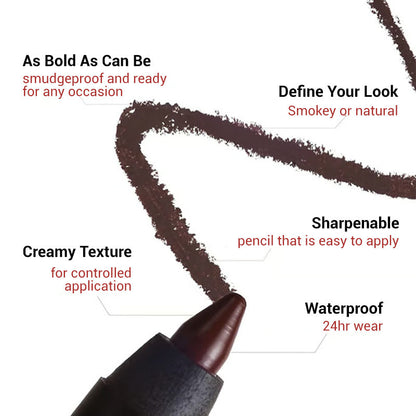 ✨ Last Day Buy 1 Get 1 Free$12.49 Each . 🎀 24-Hour Waterproof Eyeliner — Sharpenable Pencil