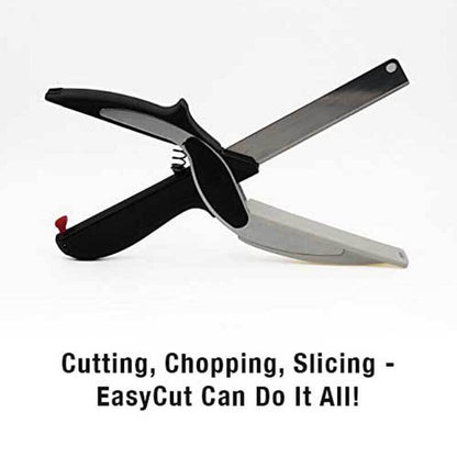 [🔥Last Day 50% OFF] ⚡2-in-1 Knife and Built-in Cutting Board Food Chopper