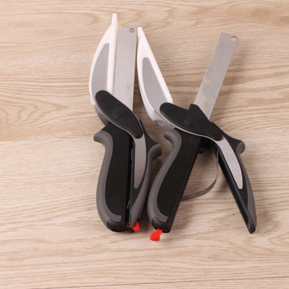 [🔥Last Day 50% OFF] ⚡2-in-1 Knife and Built-in Cutting Board Food Chopper