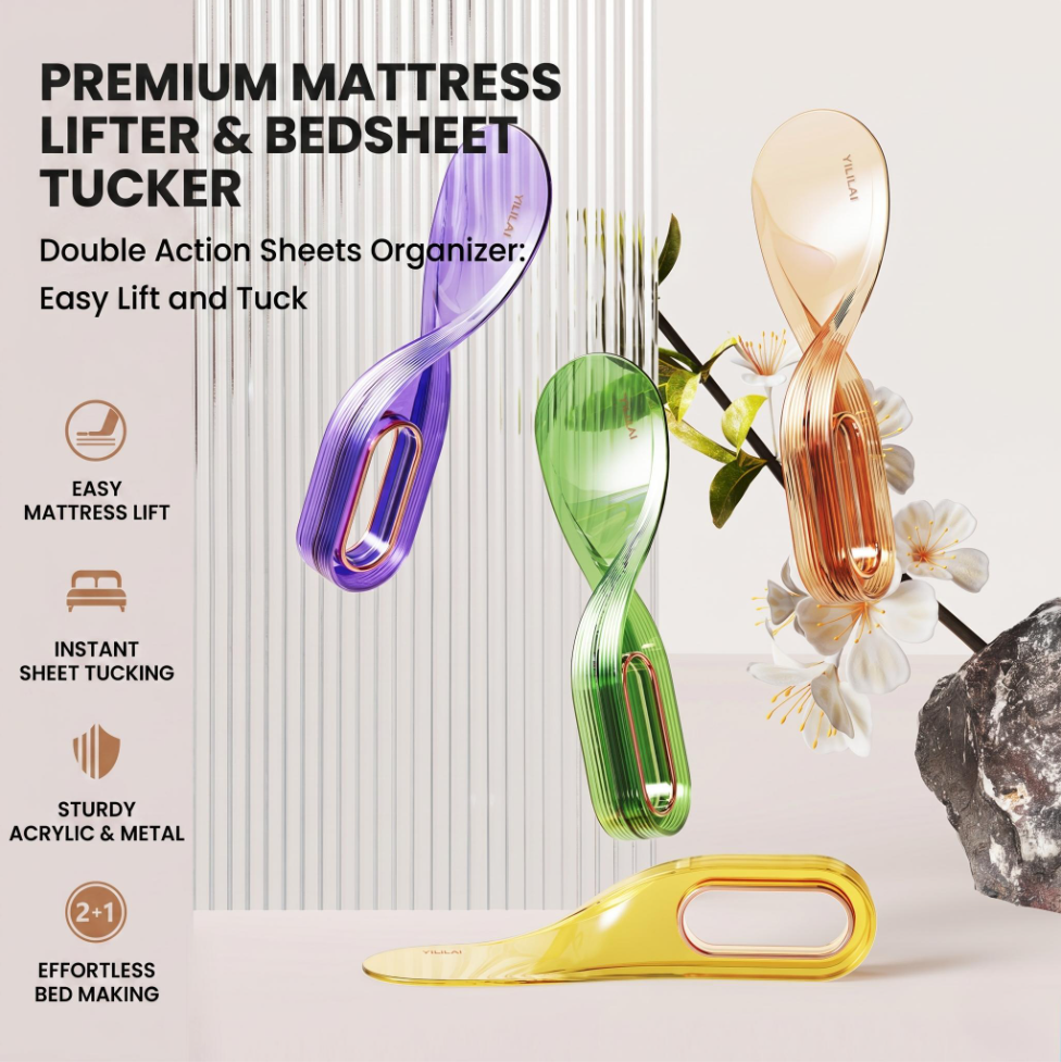 🔥Last Day Buy 1 Get 1 Free Just $12.49 Each🔥Elegant Bedsheet Tucker & Mattress Lifter Tool