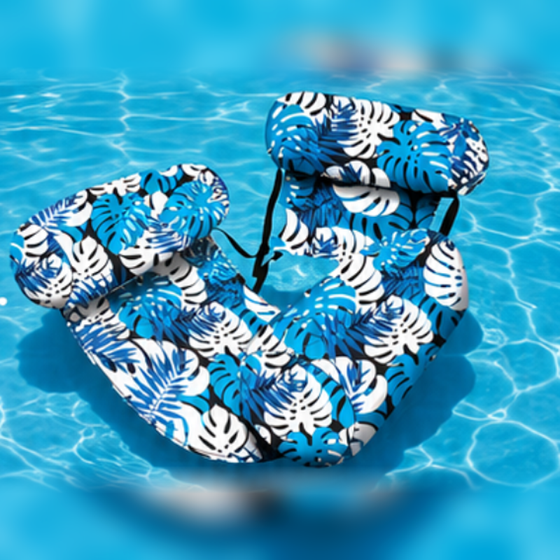 Premium inflatable pool lounge chair