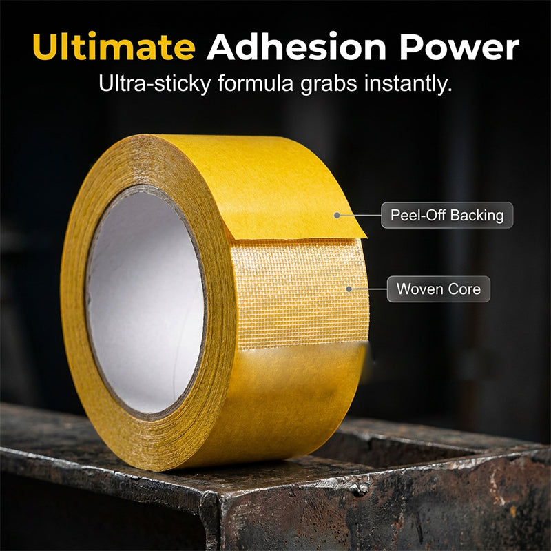 Stop Rugs, Mats & Small Items From Sliding Around-Heavy Duty Double-Sided Tape