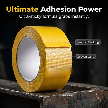 Stop Rugs, Mats & Small Items From Sliding Around-Heavy Duty Double-Sided Tape